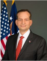 Alexander Acosta, Secretary, US Department of Labor