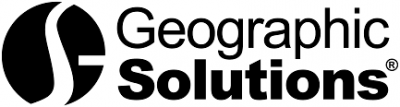 Geographic Solutions Black and White Logo