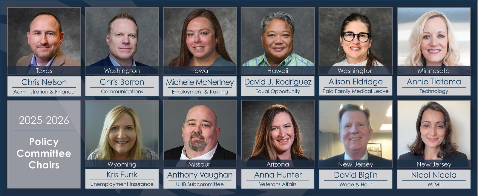 2025-2026 National Policy Committee Chairs