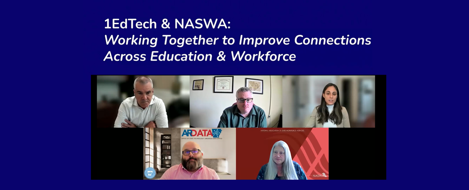 1EdTech and NASWA webinar attendees
