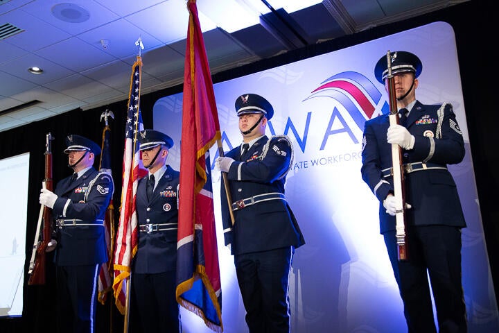 SIDES Seminar Colorguard