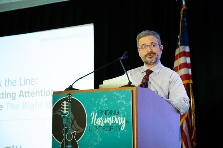 Jim Sorensen (AZ) emcees the SIDES Seminar