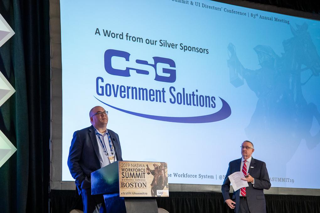Thanks to our Silver Sponsor - CSG Government Solutions!