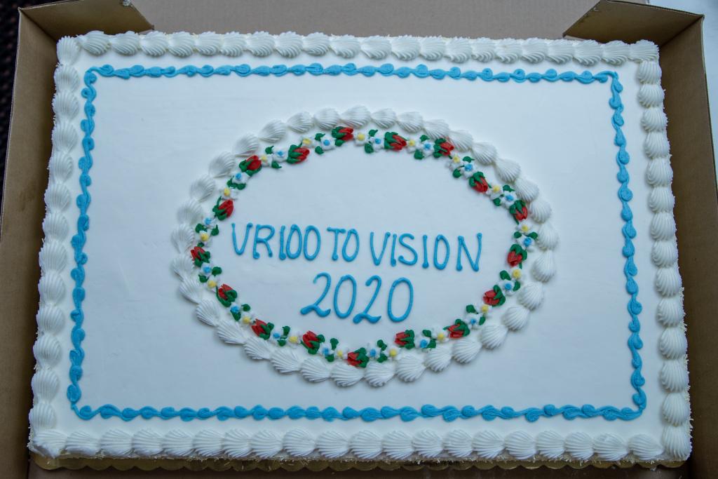 Cake celebrating 100 years of the COUNCIL OF STATE ADMINISTRATORS OF VOCATIONAL REHABILITATION (CSAVR)