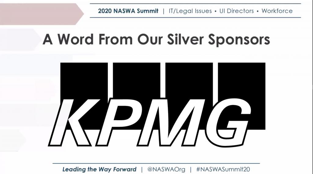 Thanks to our Silver Sponsor KPMG