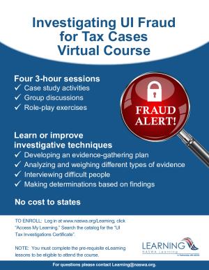 VILT_Fraud_for_Tax_Cases_Course_Flyer_Version 5